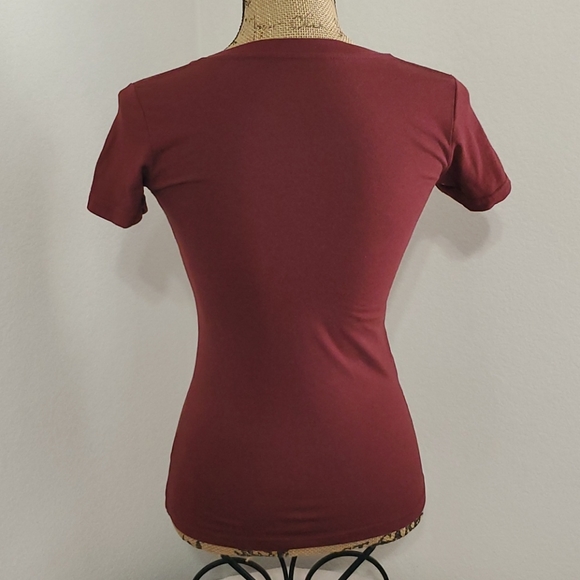 HARRY POTTER HOGWARTS Burgundy white short sleeve sz. SML - Picture 5 of 7